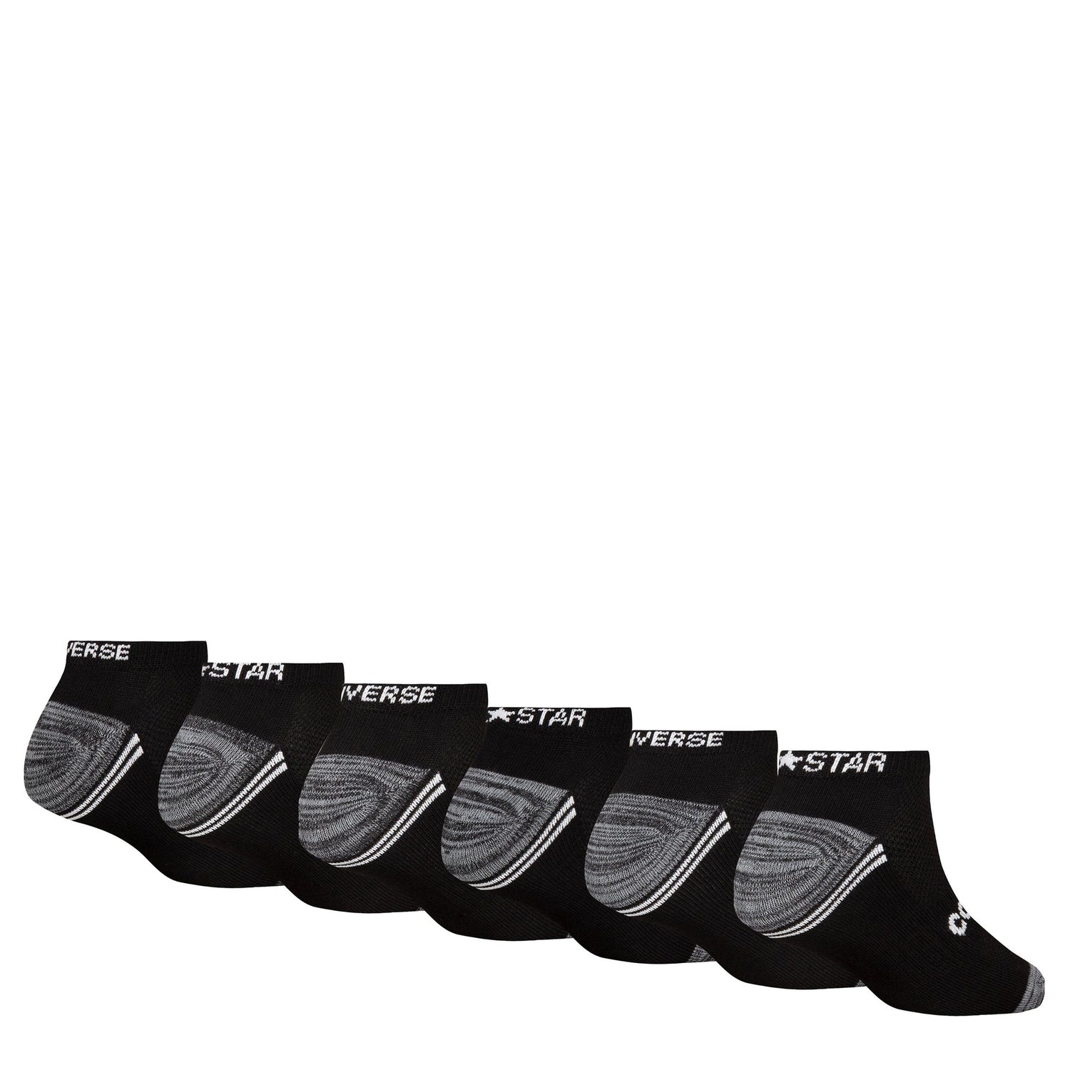 Converse 6 Pack No Show Socks