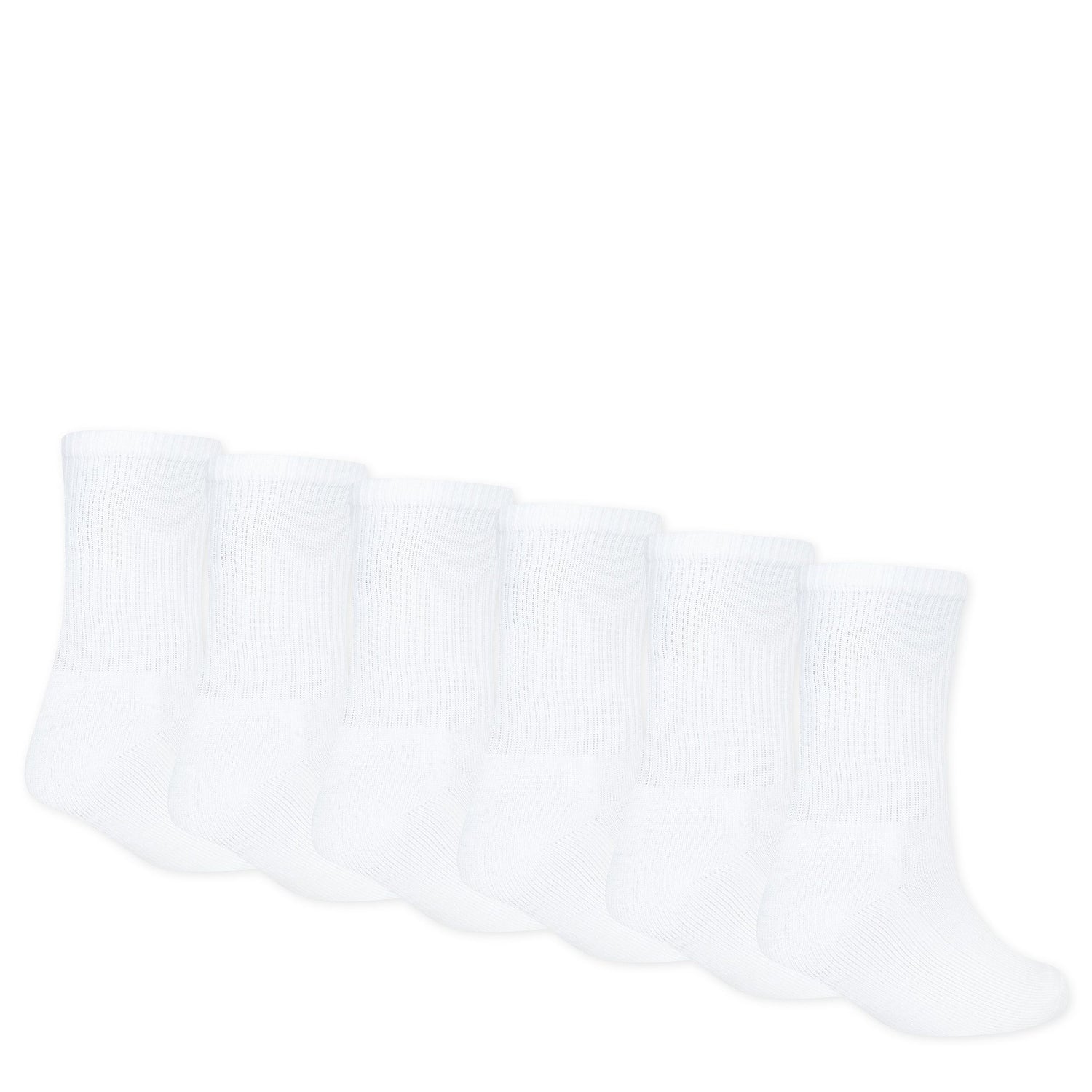 Everyday Essentials Crew Socks 6-Pack (9-11)