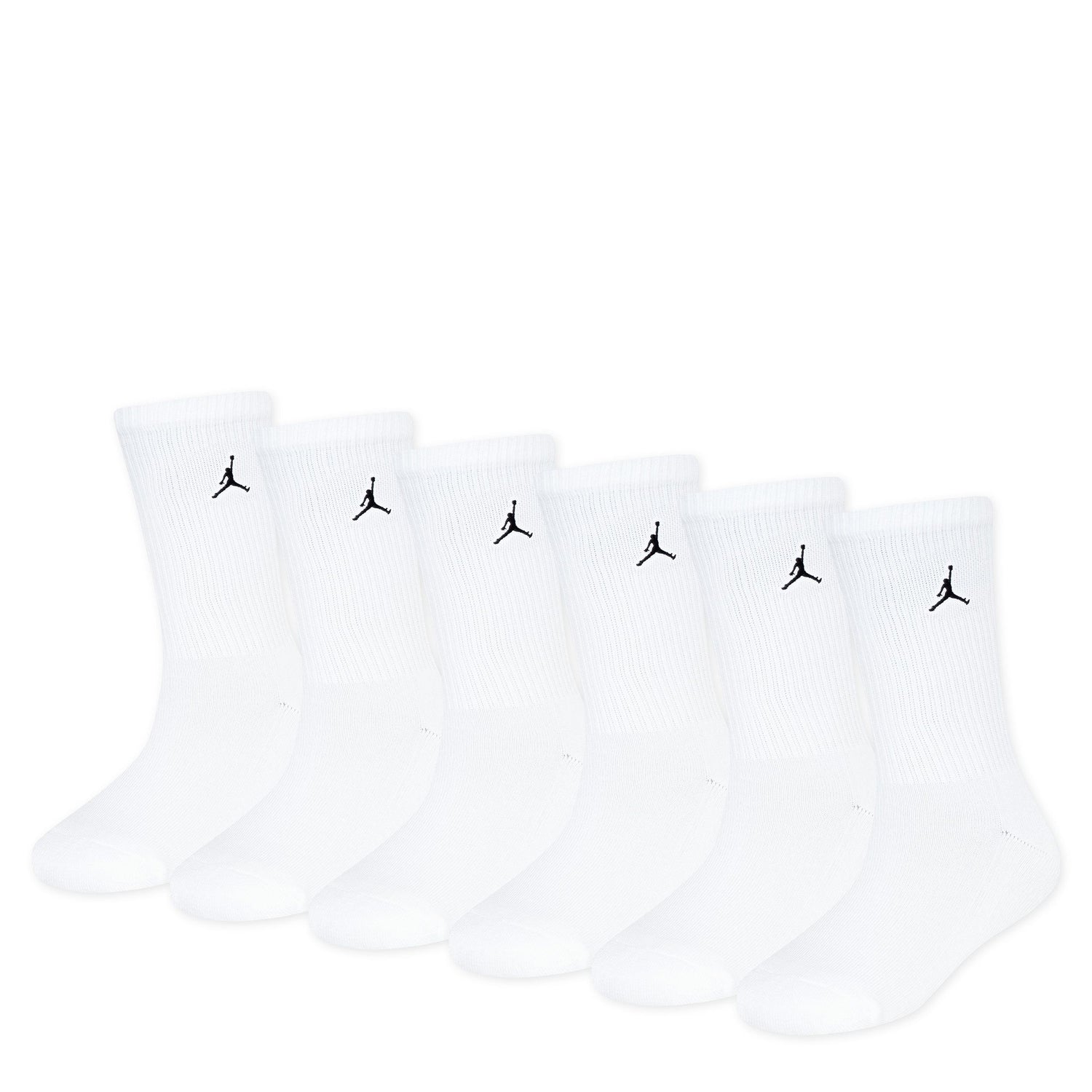 Everyday Essentials Crew Socks 6-Pack (5Y-7Y))