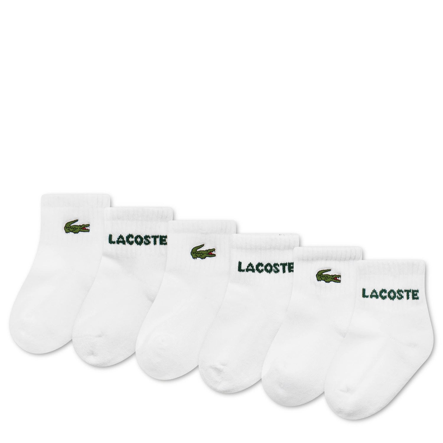 Croc Quarter Sock 6-Pack (Infant/Toddler)