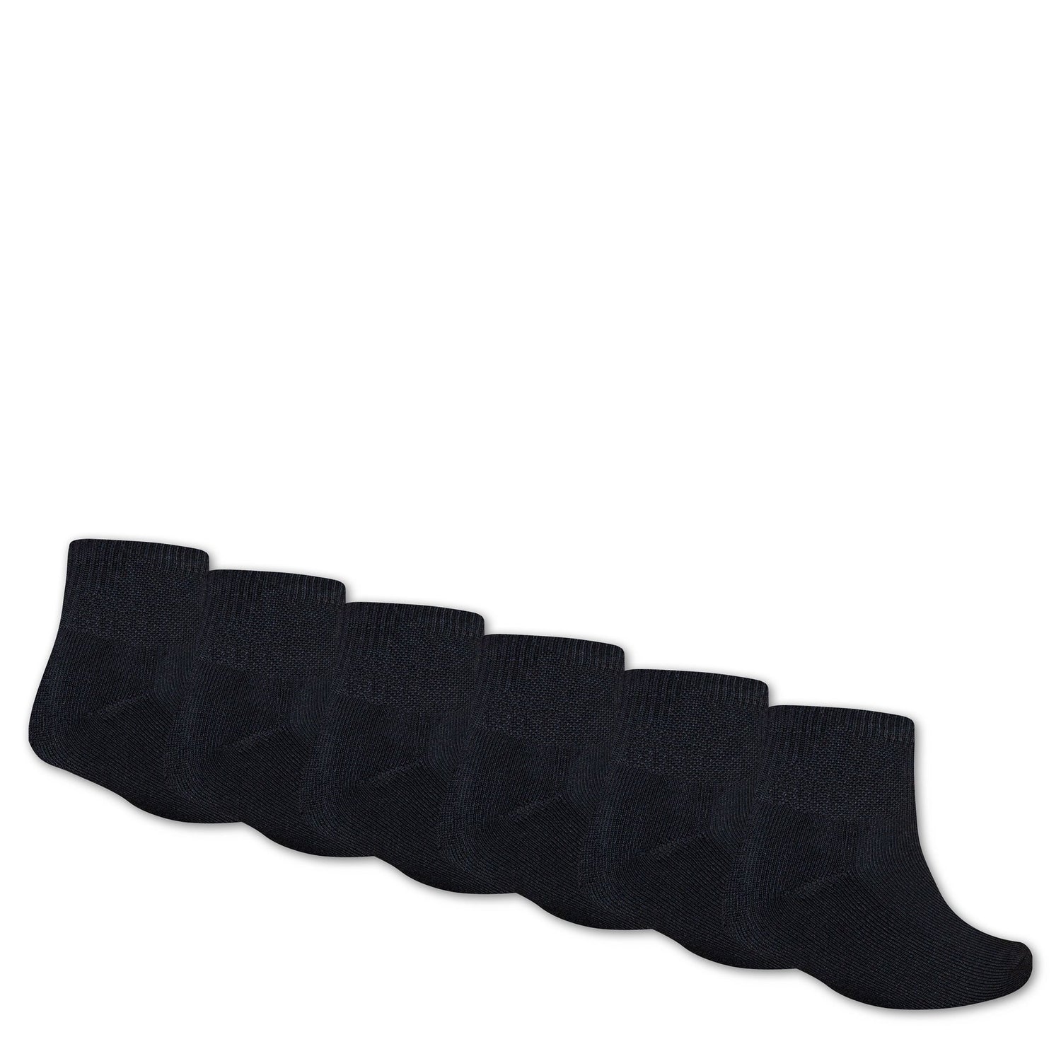 Everyday Essentials Ankle Socks 6-Pack (9-11)