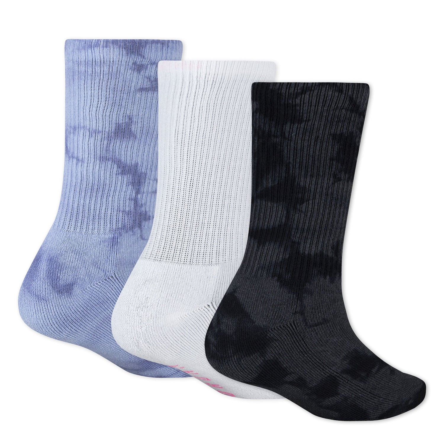 Blue Jeans & Bling 3-Pack Crew Socks (7-9)
