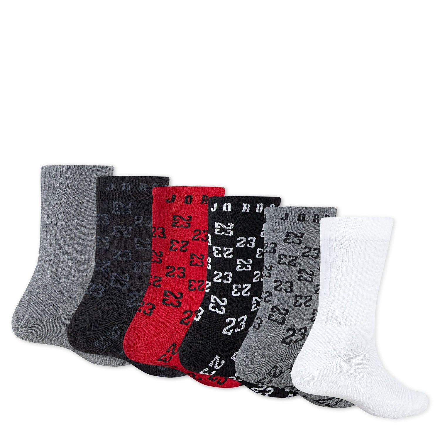 Monogram Essentials Crew Socks 6-Pack (9-11)
