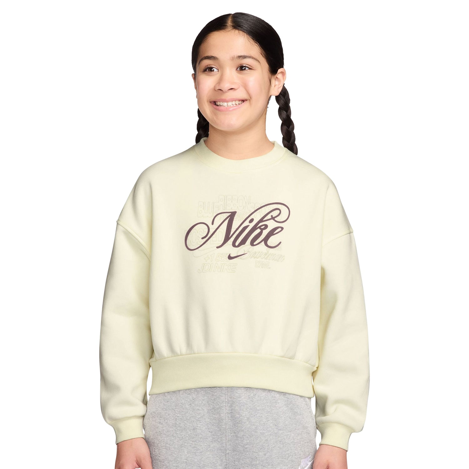 Club Fleece Crew Sweatshirt (Big Kid)