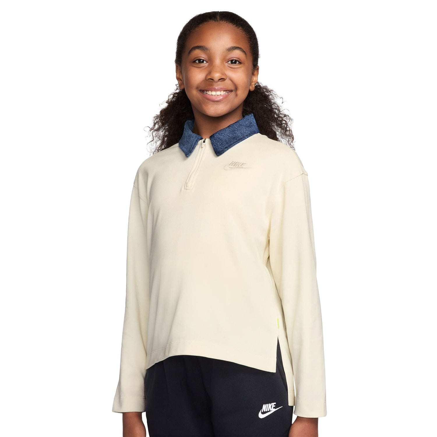 Long Sleeve Polo Tee (Big Kid)