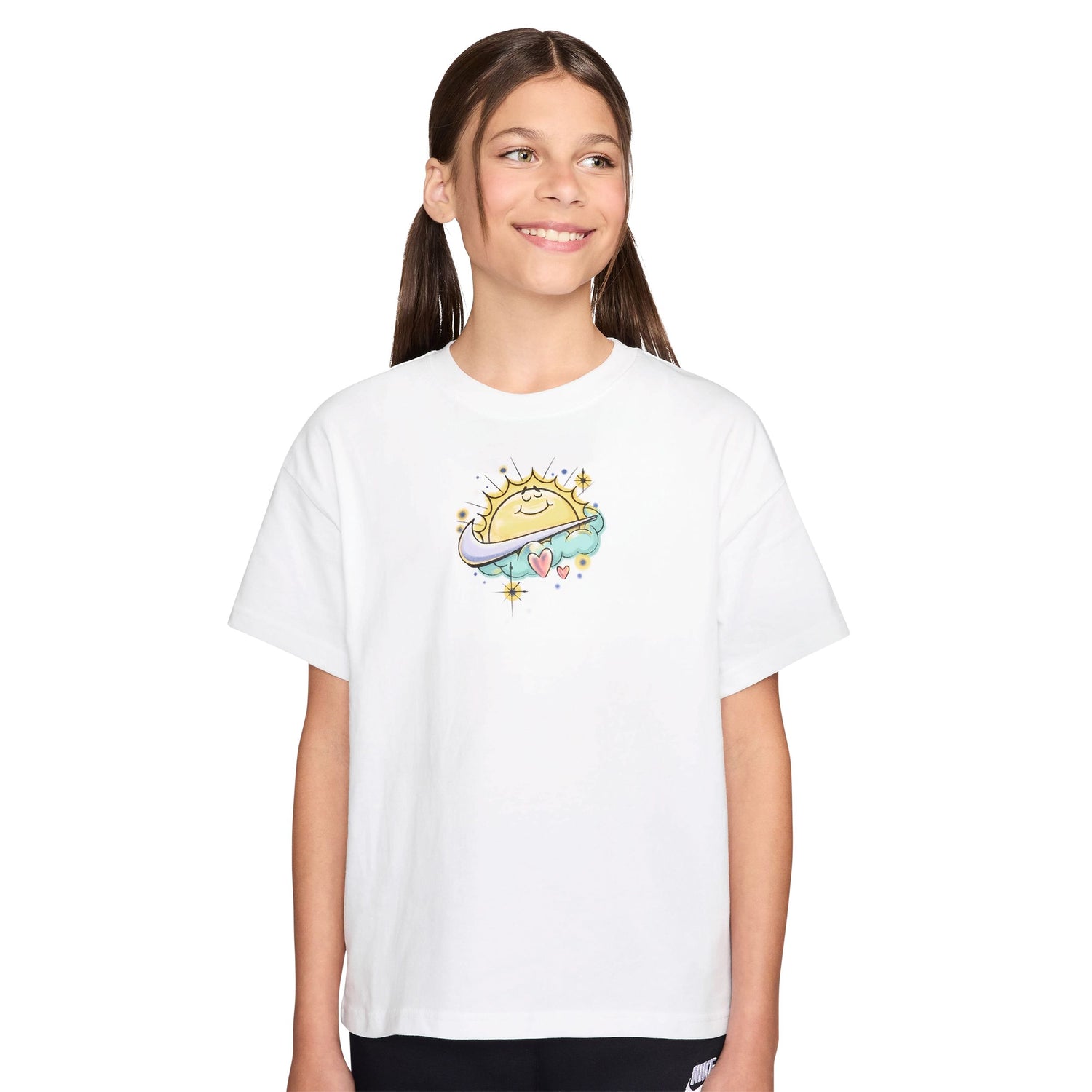 Boxy Airbrush Tee (Big Kid)