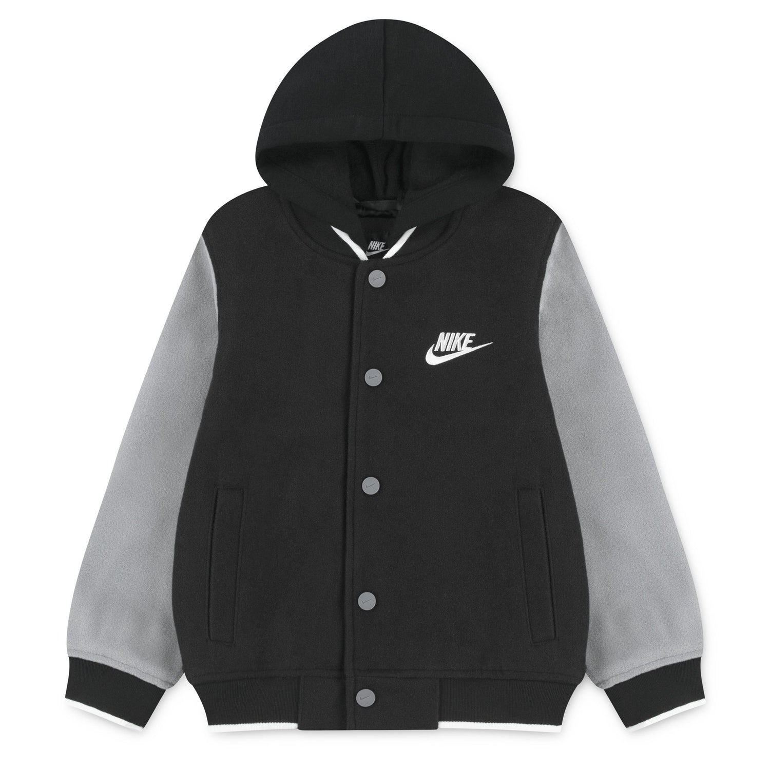 Hooded Varsity Jacket  (Little Kid)