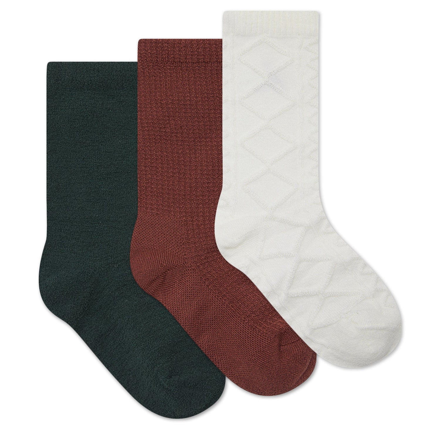 Holiday 3 Pack Crew Sock (3Y-5Y)