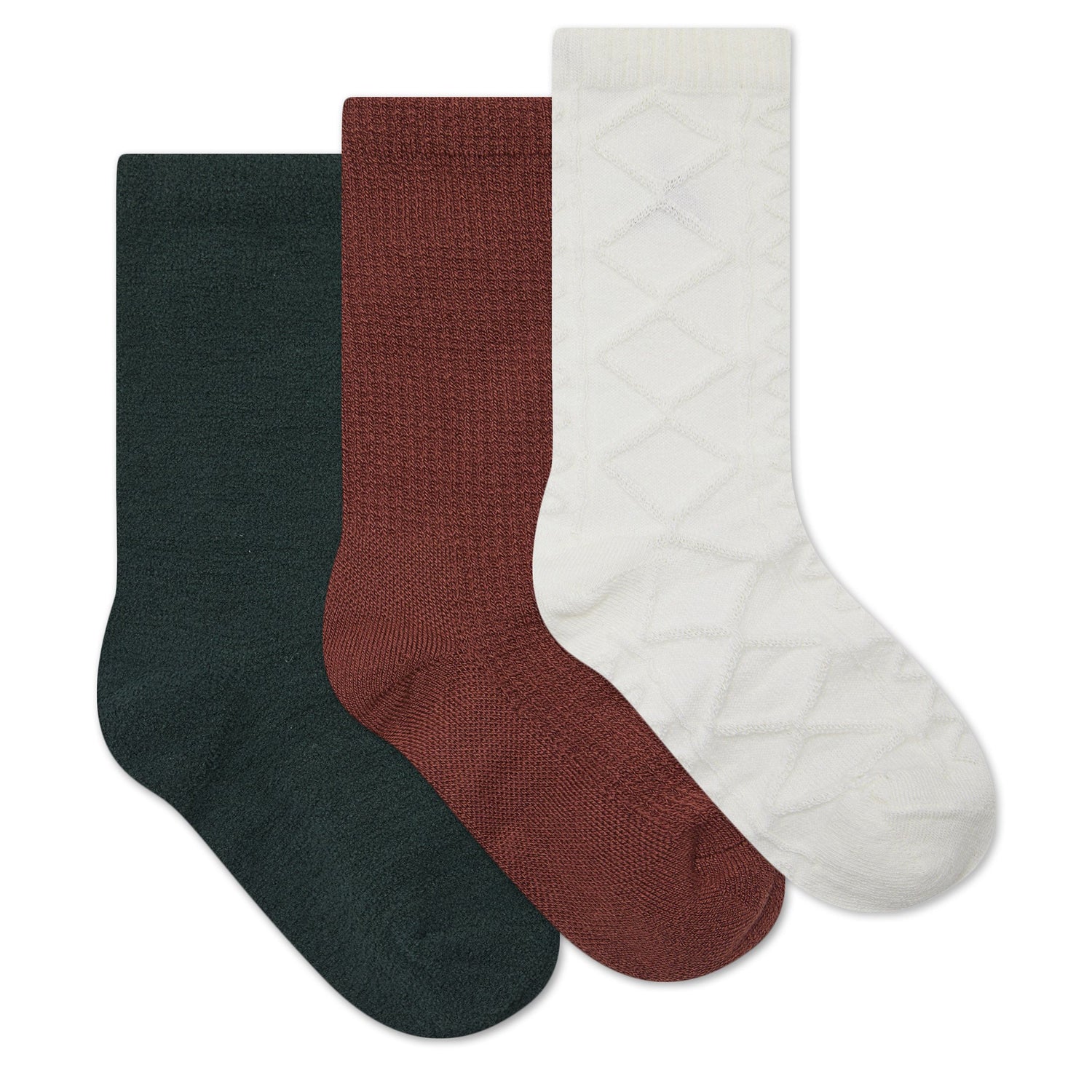 Holiday 3 Pack Crew Sock (3Y-5Y)