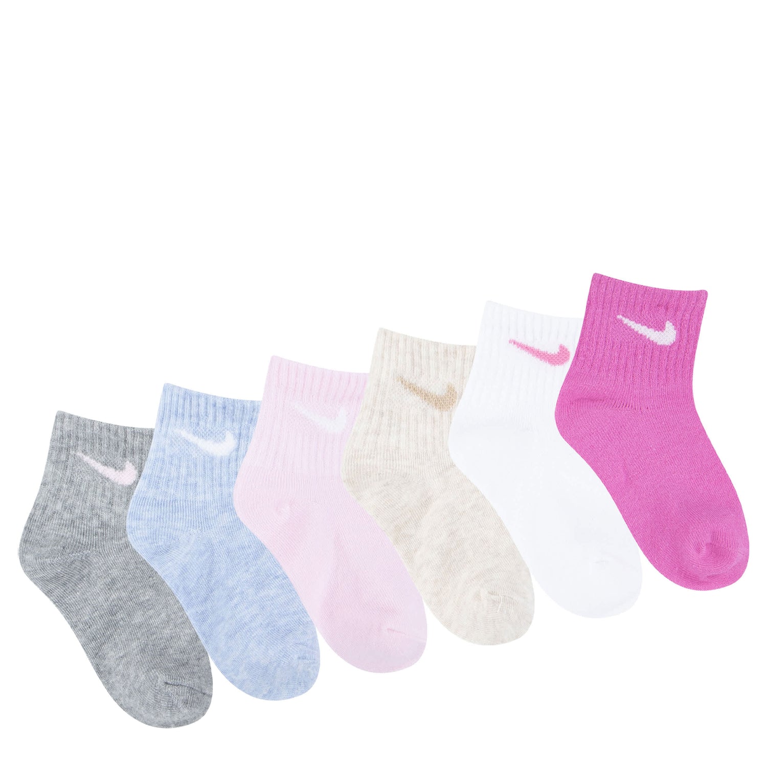 12-24 Month Crew Socks 6 Pairs
