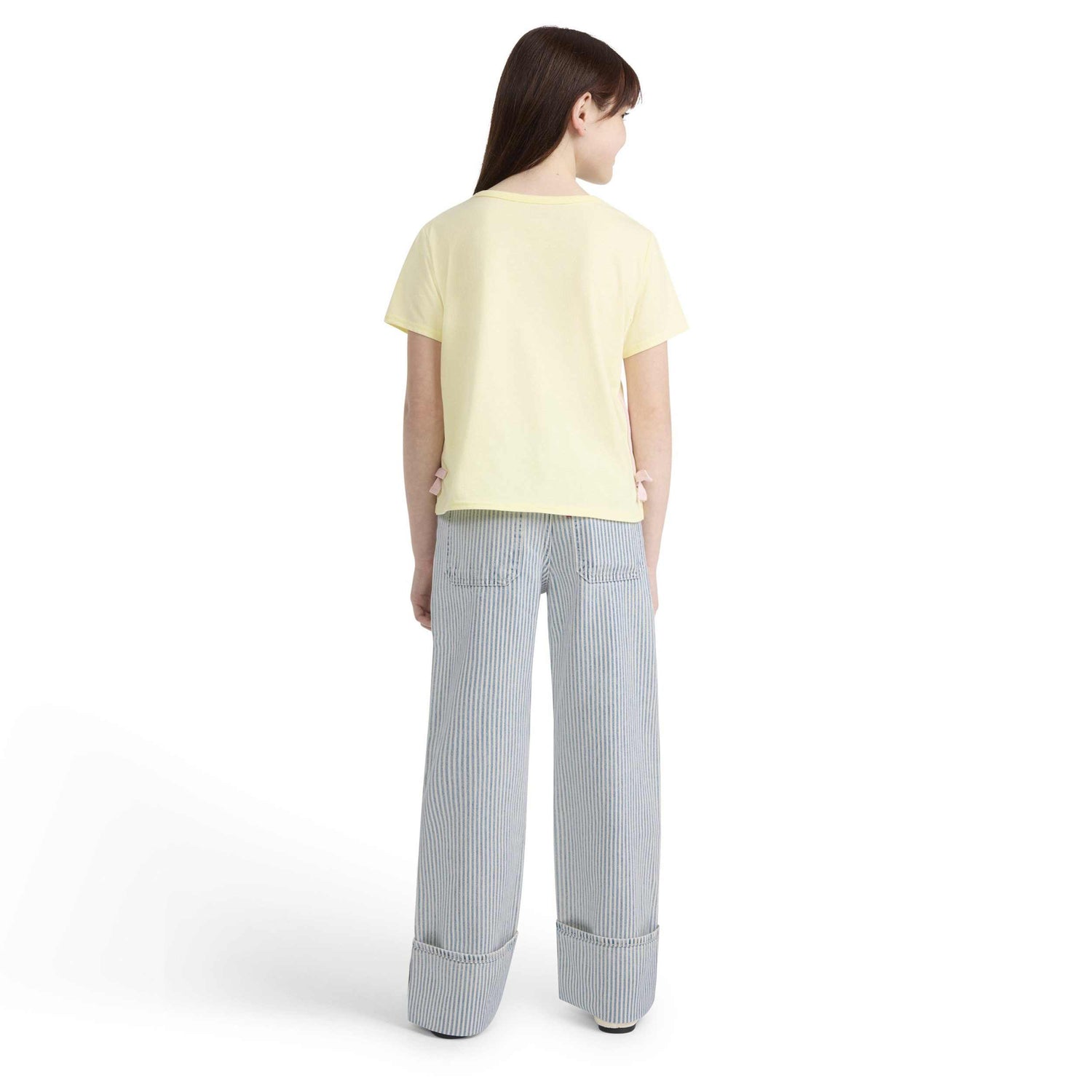 Railroad Wide Leg Jean (Big Kids)