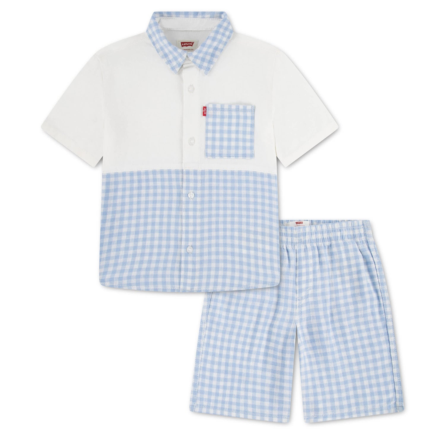 Gingham Woven Set (Toddler)