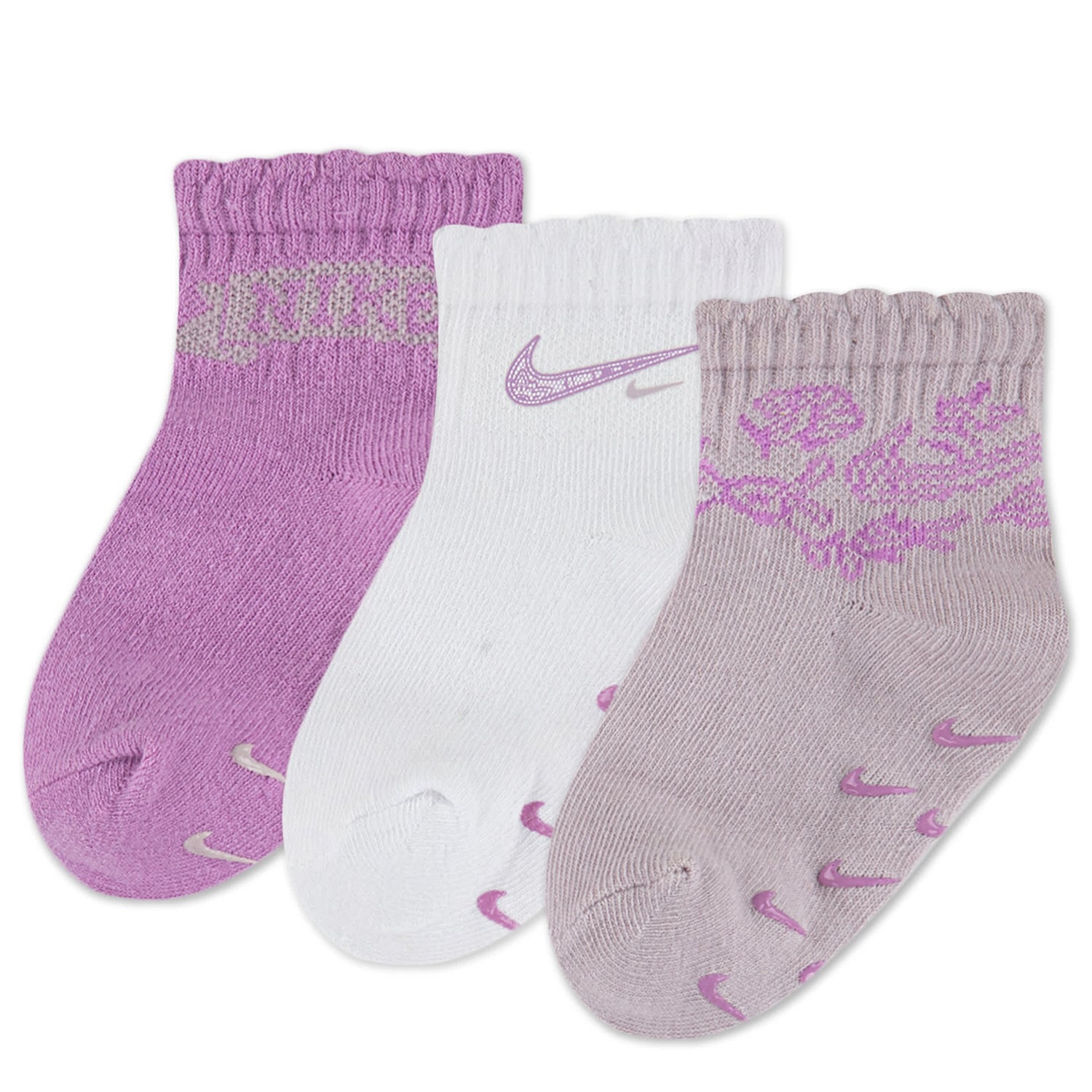 Lace It Up Quarter Socks 3-Pack (12-24M)