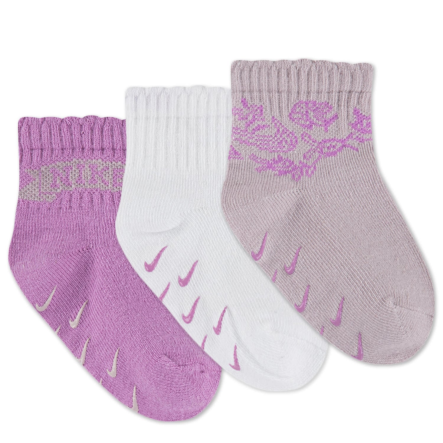 Lace It Up Quarter Socks 3-Pack (12-24M)
