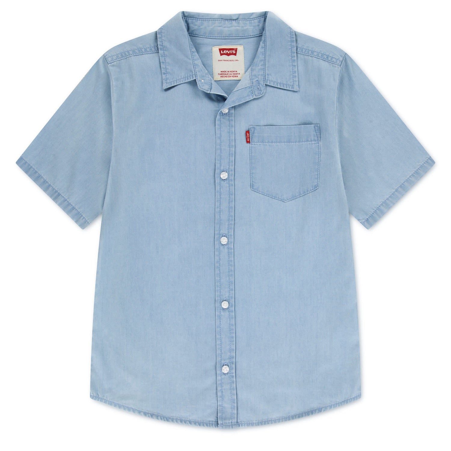 Ss Pocket Woven Shirt (Big Kid)