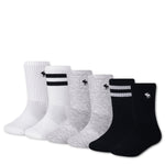 6 Pack Crew Sock