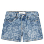 Floral Denim Shorts (Big Kids)