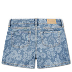 Floral Denim Shorts (Big Kids)
