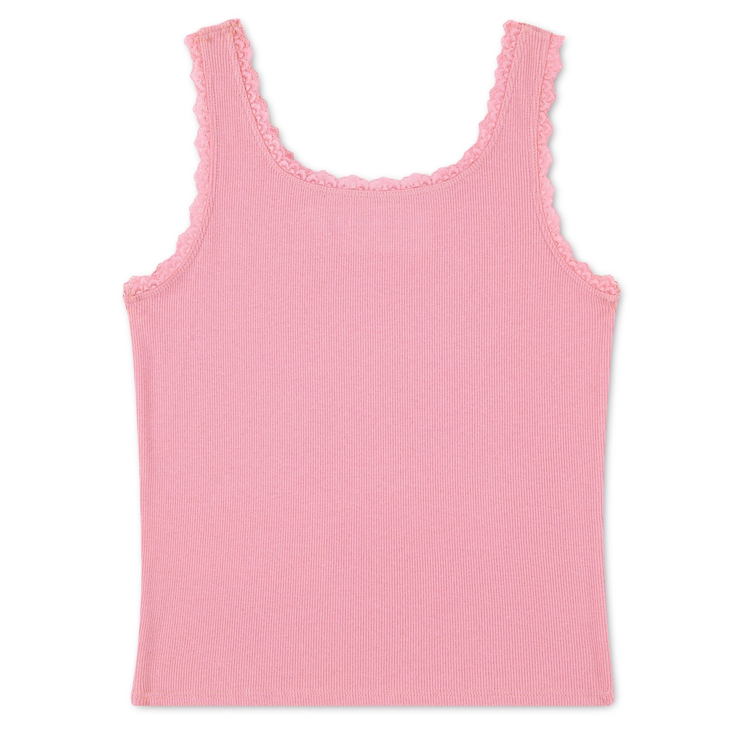 Lace Trim Tank (Big Kids)