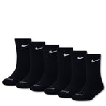 Dri-Fit Perf Basic Crew Socks 6-Pack (4-7)