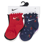 Cherry Lettuce 6-Pack Socks (2T-4T)