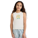 Floral Circle Tank Top (Big Kids)