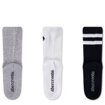 6 Pack Stripe Crew Sock 9-11