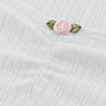 Short Sleeve Pointelle Tee (Big Kids)