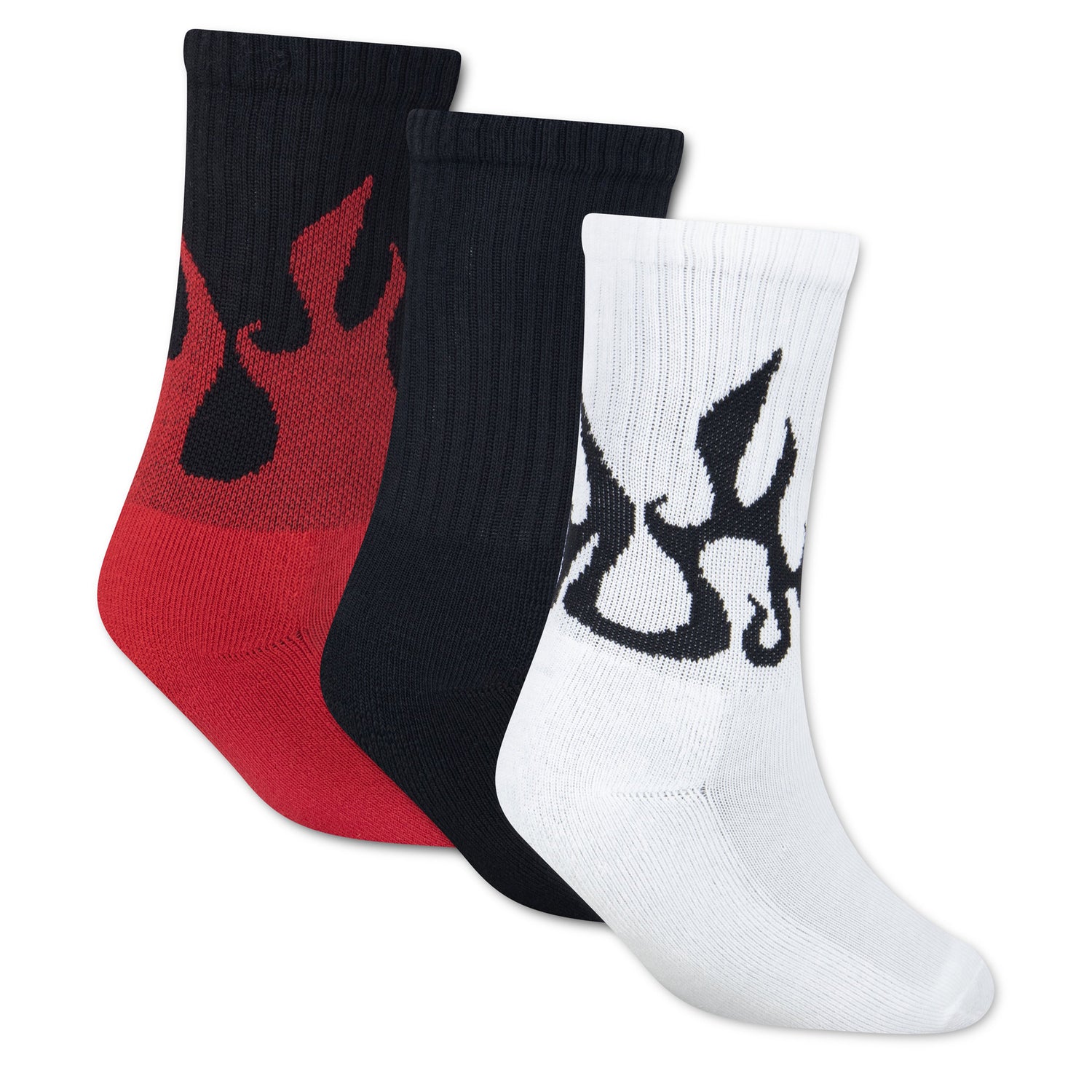 Retro Crew Socks 3-Pack (7-9)