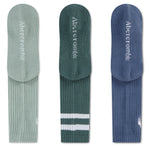 6 Pack Stripe Crew Sock 7-9