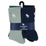 6 Pack Stripe Crew Sock 7-9