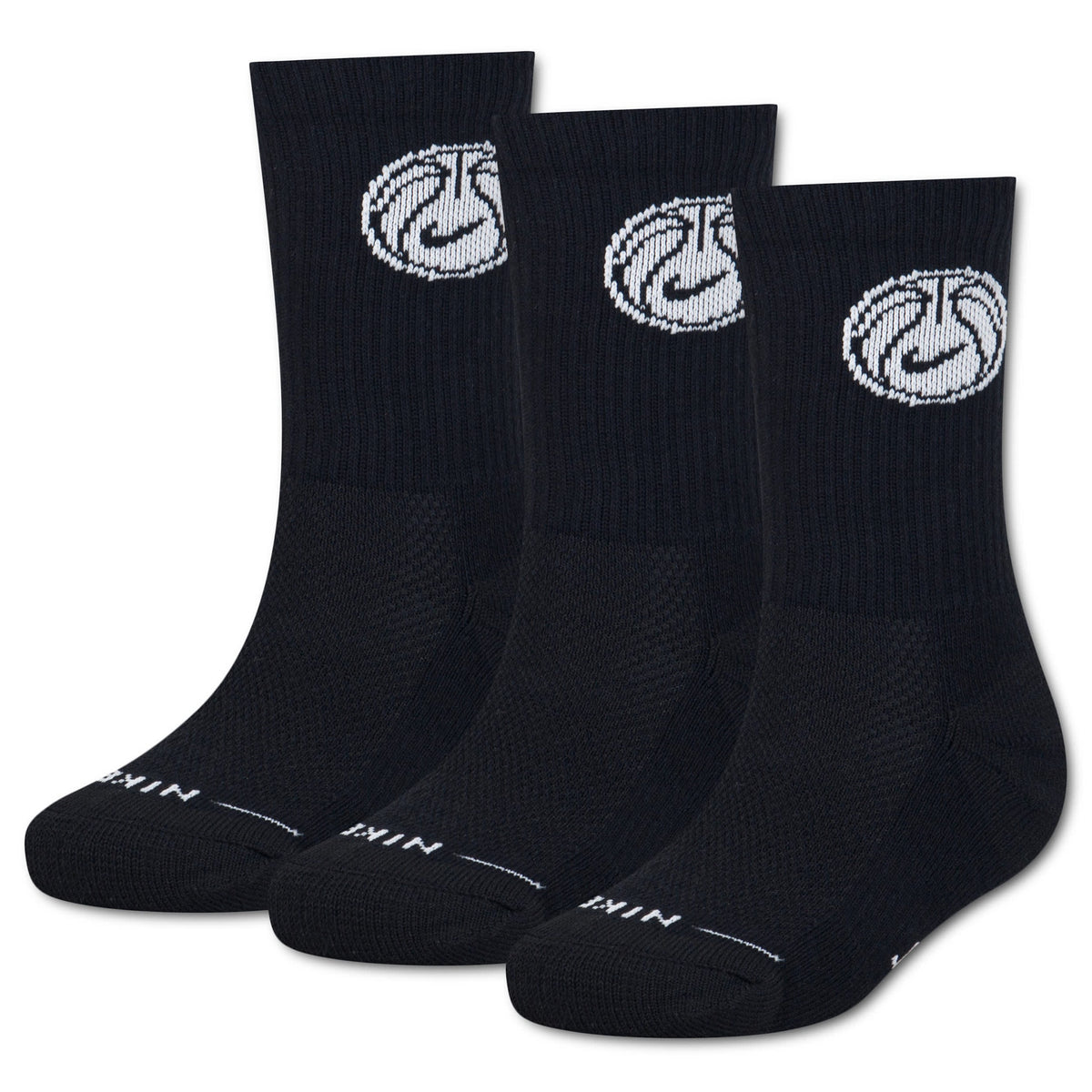 Everyday Basketball 3-Pack Crew Socks (10C-3Y)