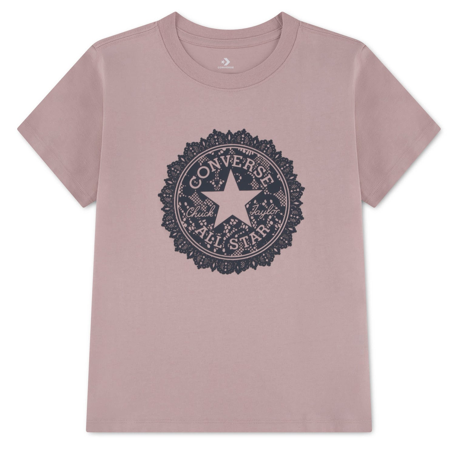 Bow & Lace Tee (Big Kid)