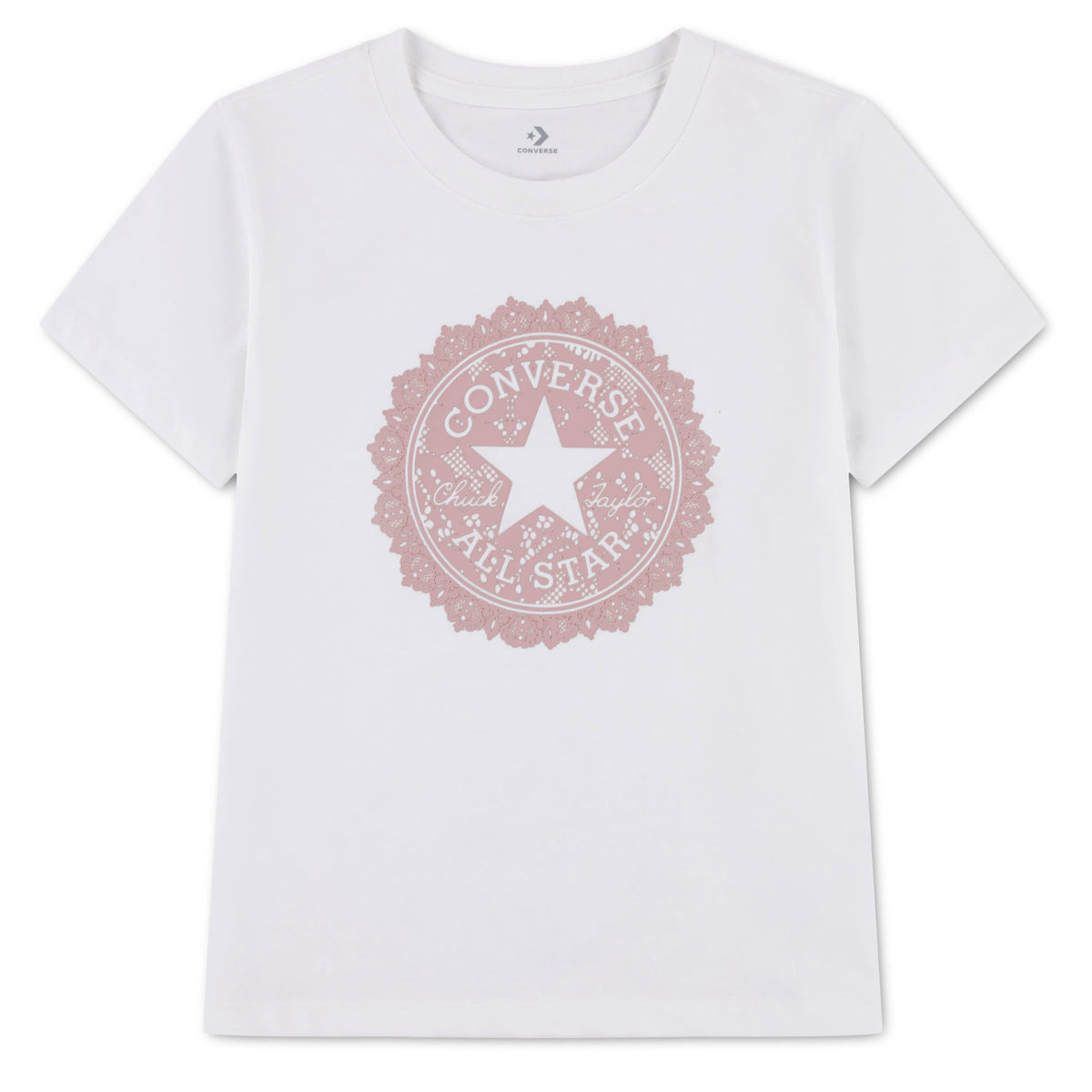 Bow & Lace Tee (Big Kid)
