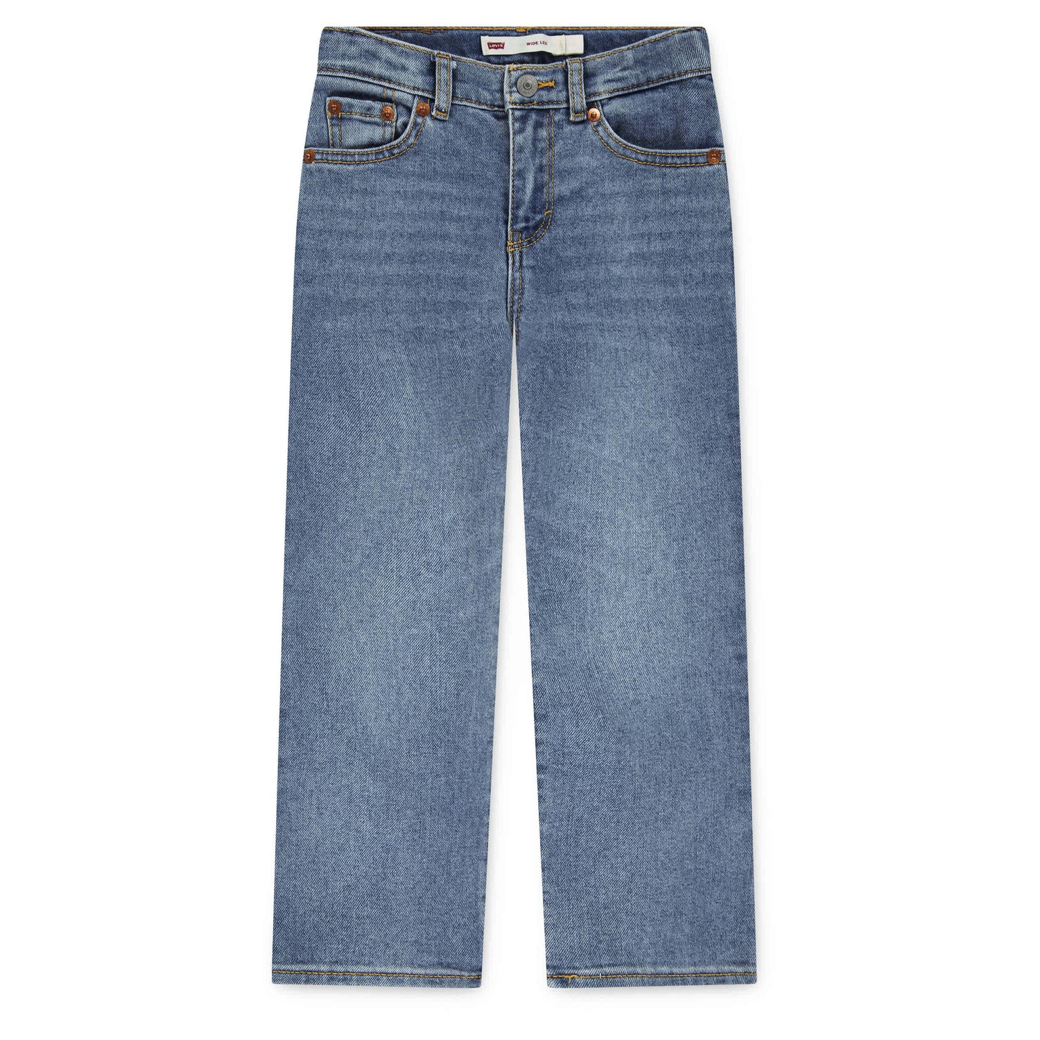 Wide Leg Jeans (Little Kid)