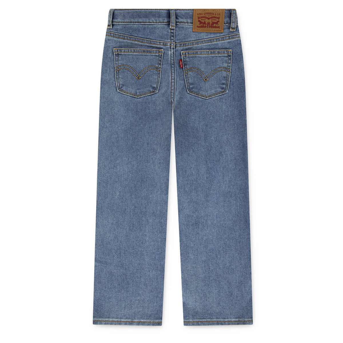 Wide Leg Jeans (Little Kid)