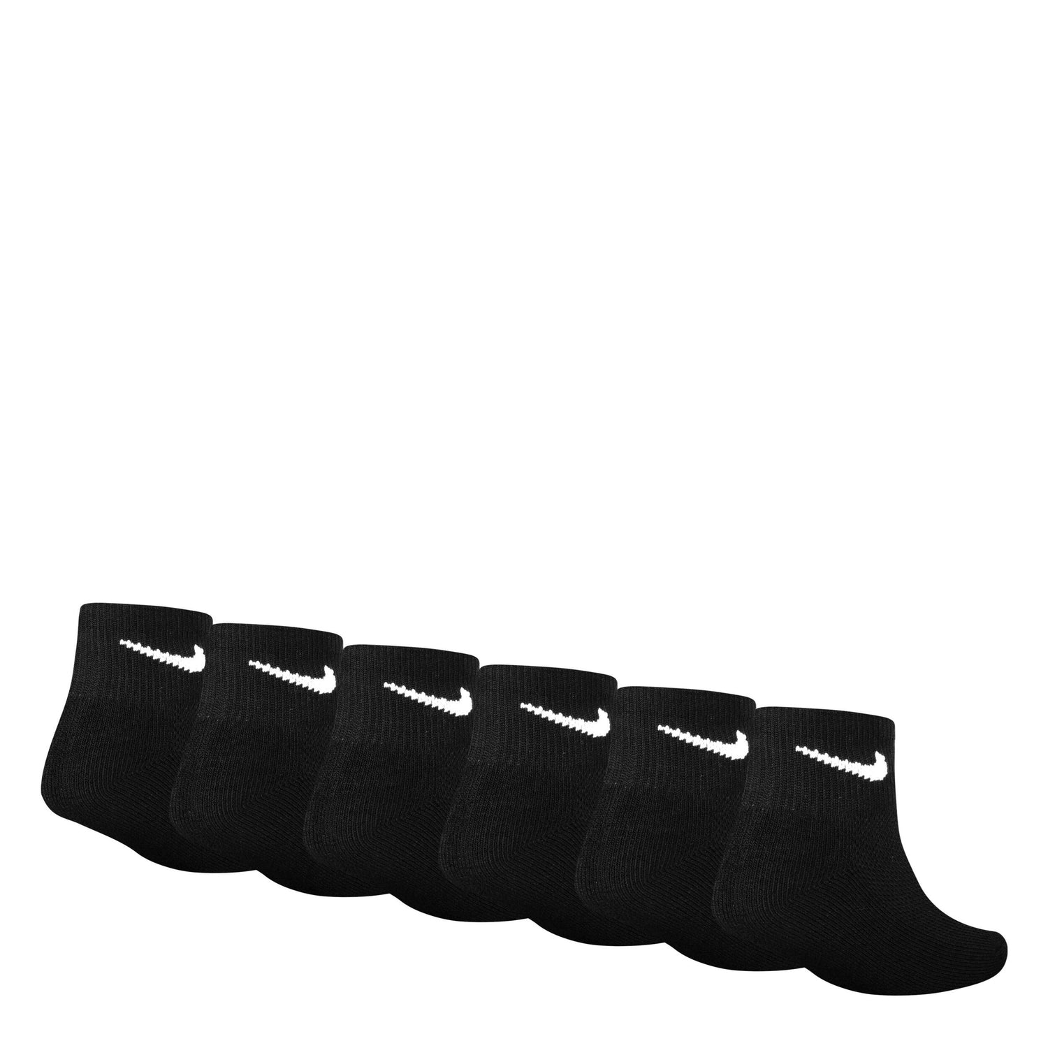 Mesh Cushioned Quarter Sock 6 Pack (10C-3Y)