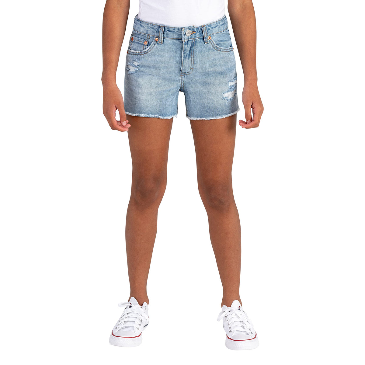 Image 1 of Girlfriend Fit Shorty Shorts (Big Kids)