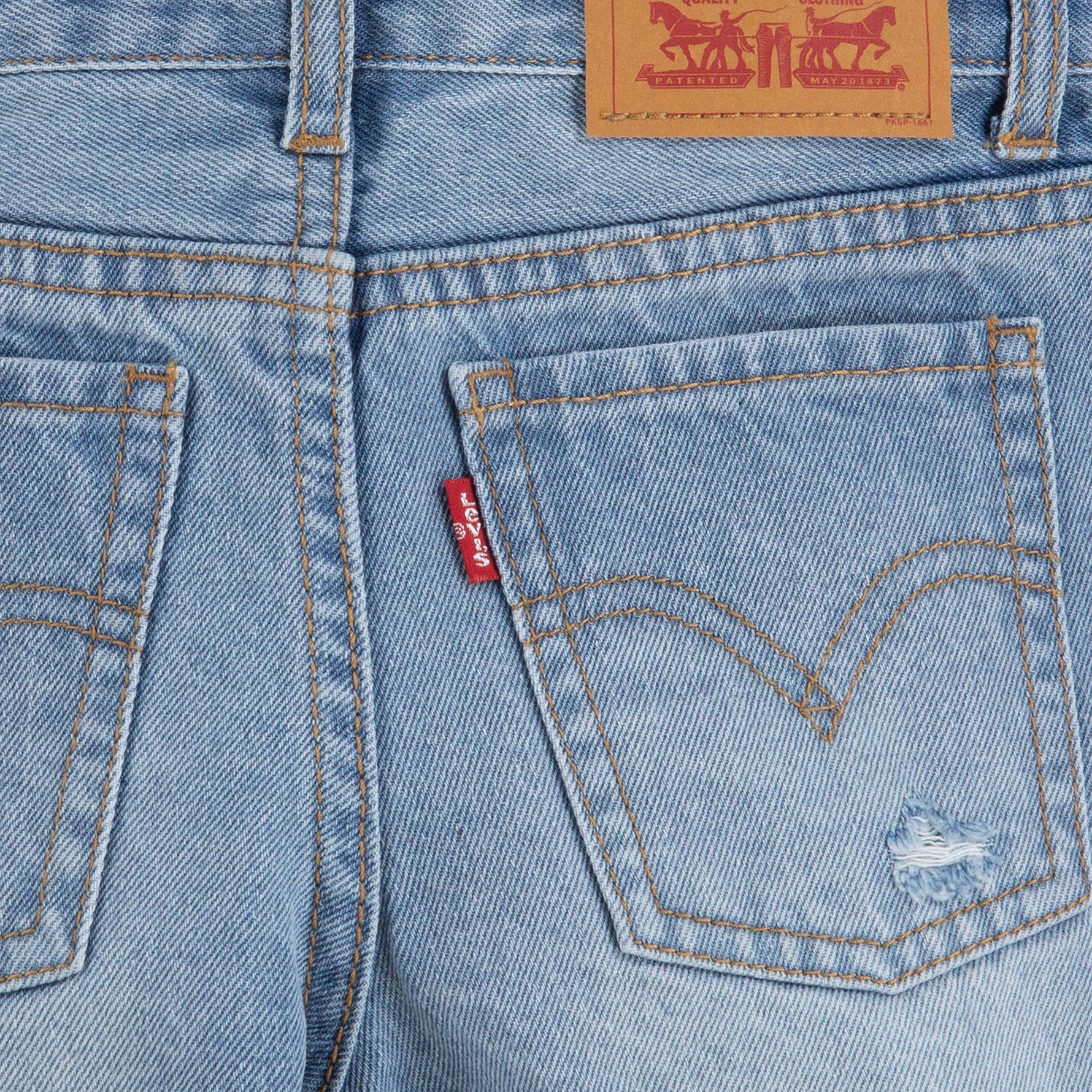 Image 4 of Girlfriend Fit Shorty Shorts (Little Kids)