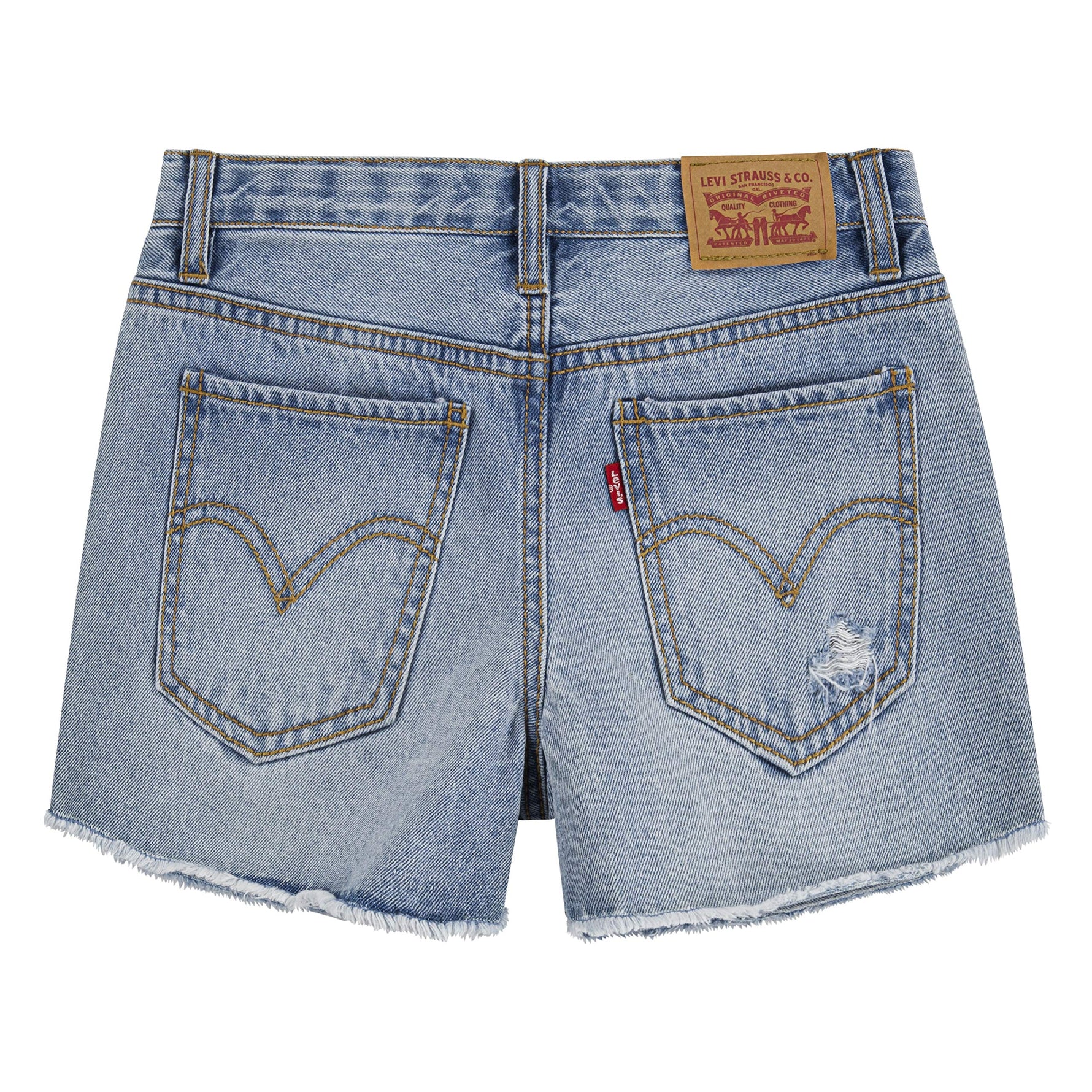 Image 2 of Girlfriend Fit Shorty Shorts (Big Kids)
